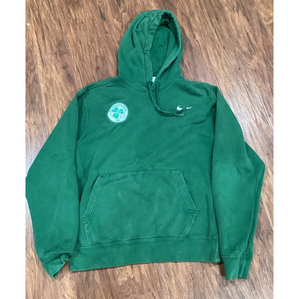 Vintage‎ Nike Swoosh 90s Pullover Hoodie Sweatshirt M Green